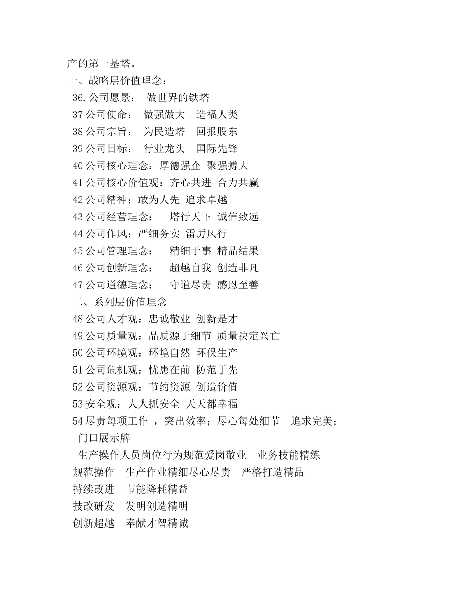 经典的车间文化的宣传广告词 _第3页