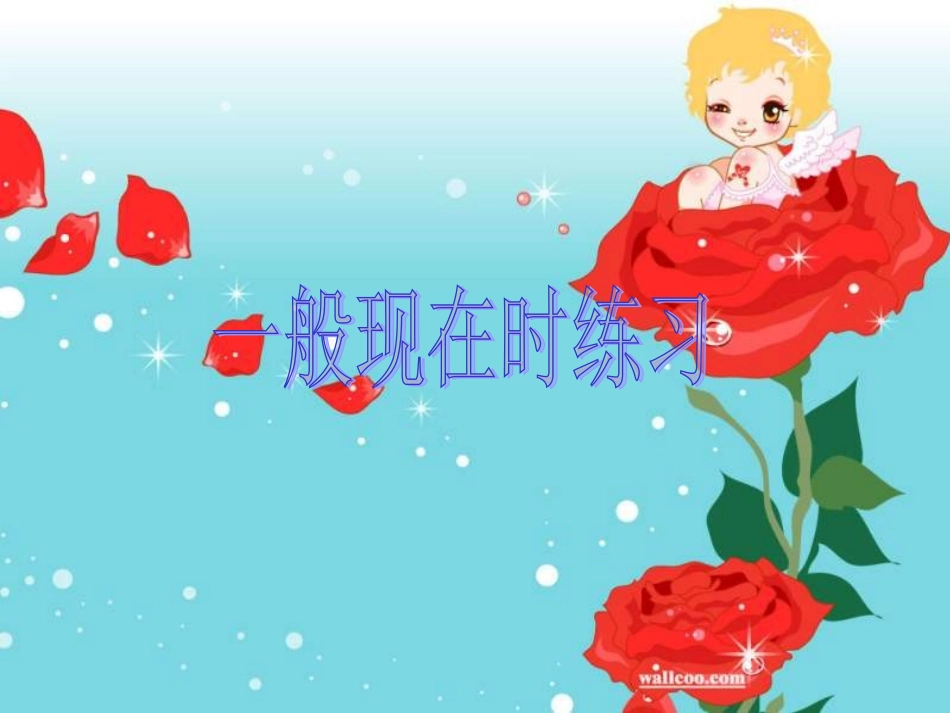 一般现在时练习_第1页