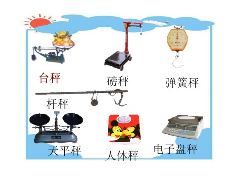 克和千克的认识教学课件_第3页