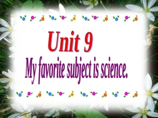 七年级上册unit9第三课时