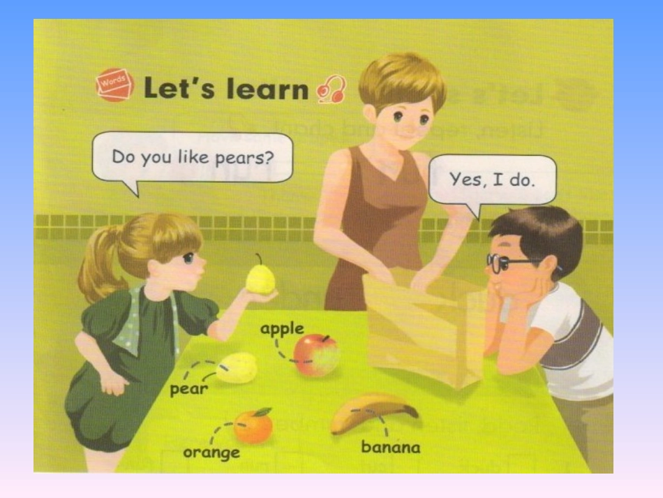 Unit5Doyoulikepears第1课时_第2页