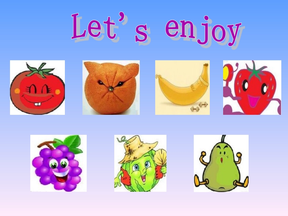 Unit5Doyoulikepears第1课时_第3页