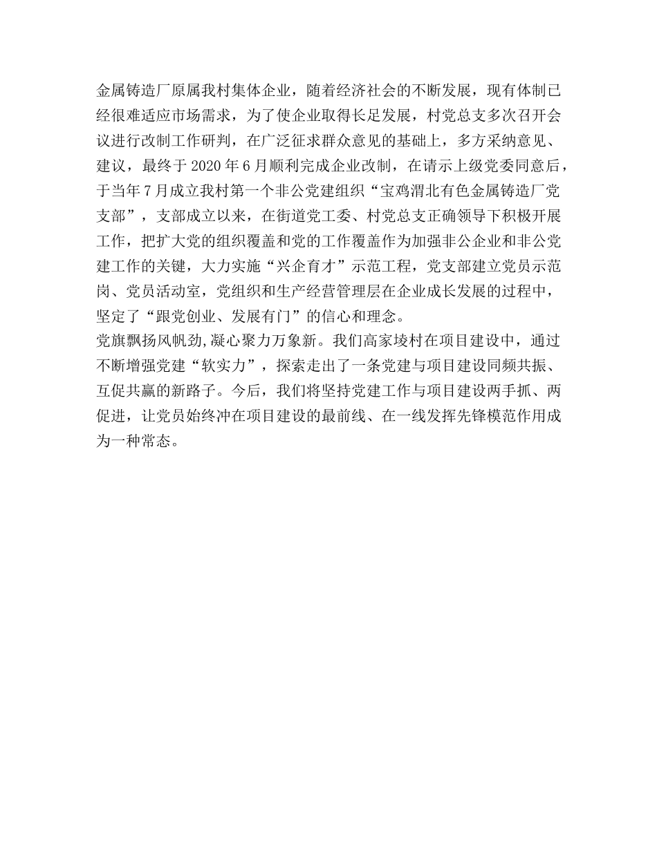 发挥党建引领，助力项目建设 _第2页