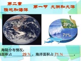 1第二章陆地和海洋