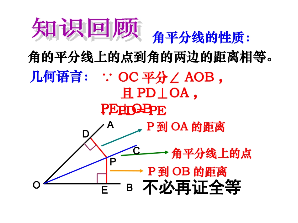 第七节1231角平分线的性质2_第2页