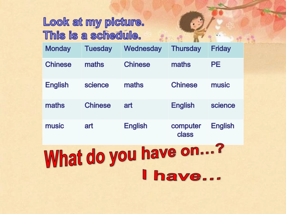 五年级上册Unit2Myweek_第3页