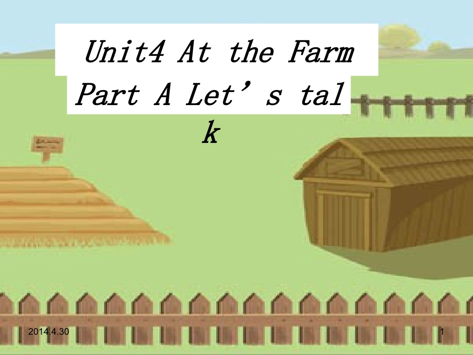 四年级下册unit4alet'stalk (2)_第1页