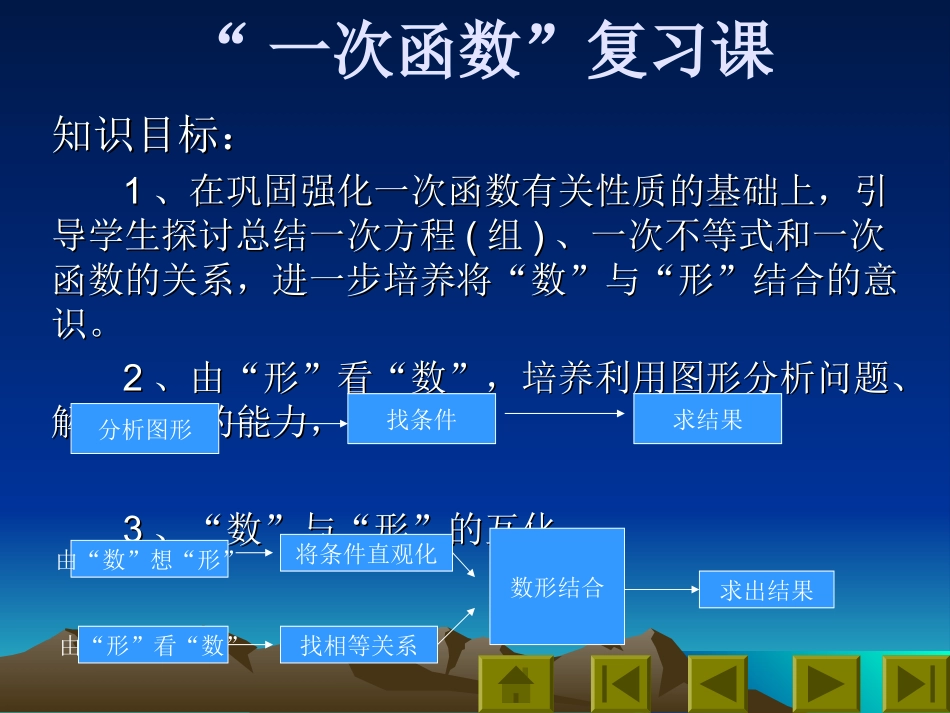 一次函数复习课(PPT)_第1页