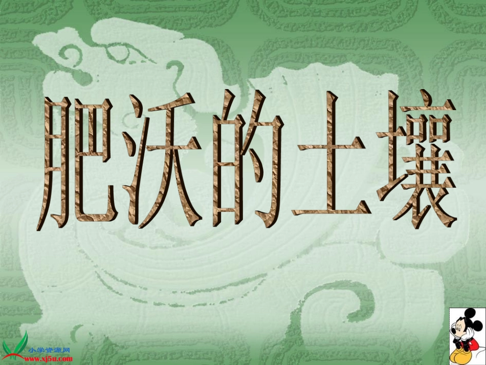 苏教版小学科学三年级下册《肥沃的土壤》课件 (2)_第1页