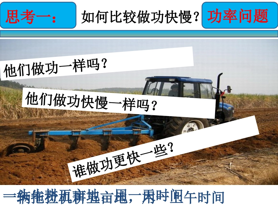 人教版物理必修二73功率课件（共22张PPT）_第3页