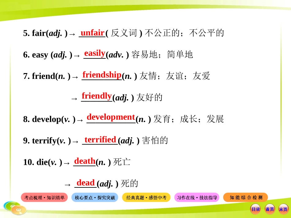 2013版初中英语全程复习方略课件（教材复习案）九年级Units1、2（人教版）（共48张PPT）_第3页