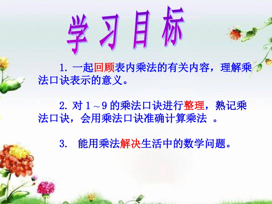 乘法口诀复习环环_第2页