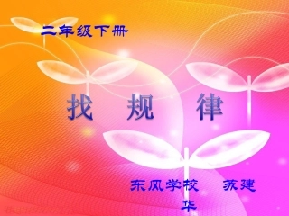 苏建华-找规律