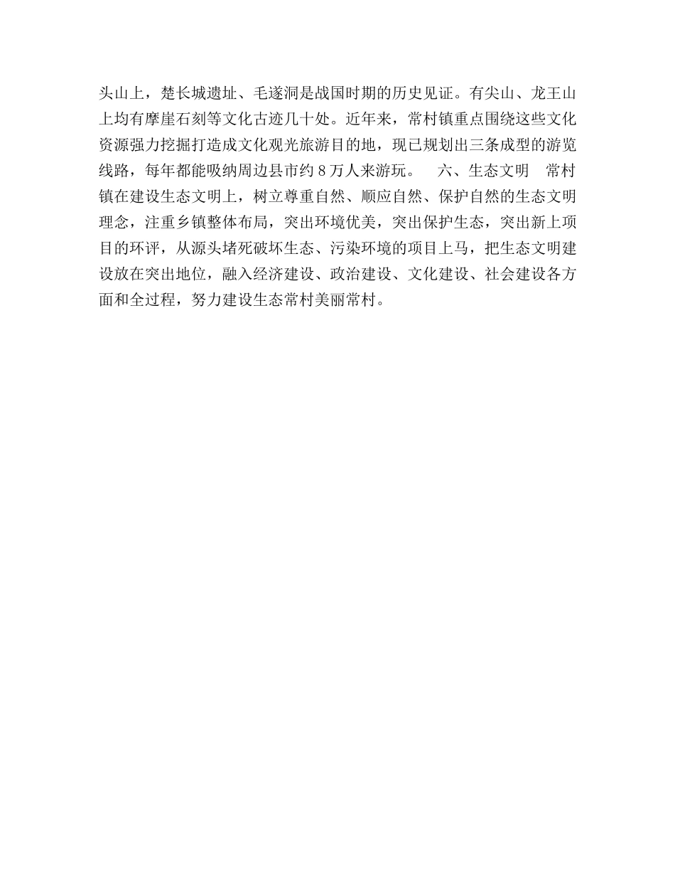 最佳特色经济乡镇申报材料 _第3页