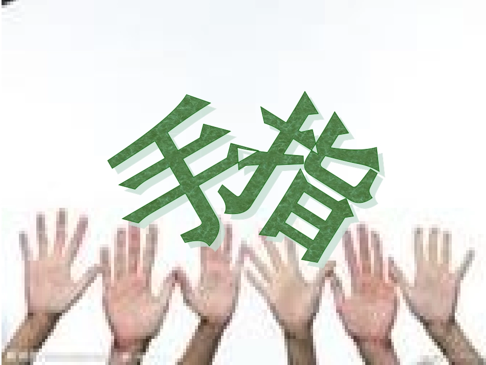 演示文稿2手指_第1页