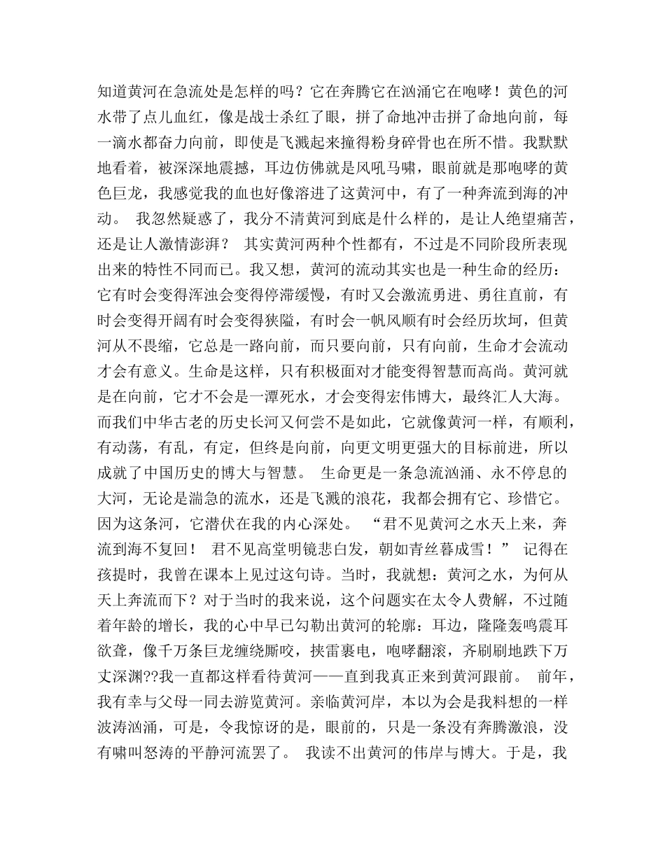 黄河的作文 _第3页