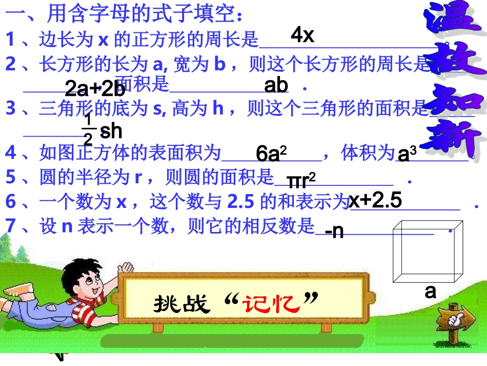 上课（整式）_第2页