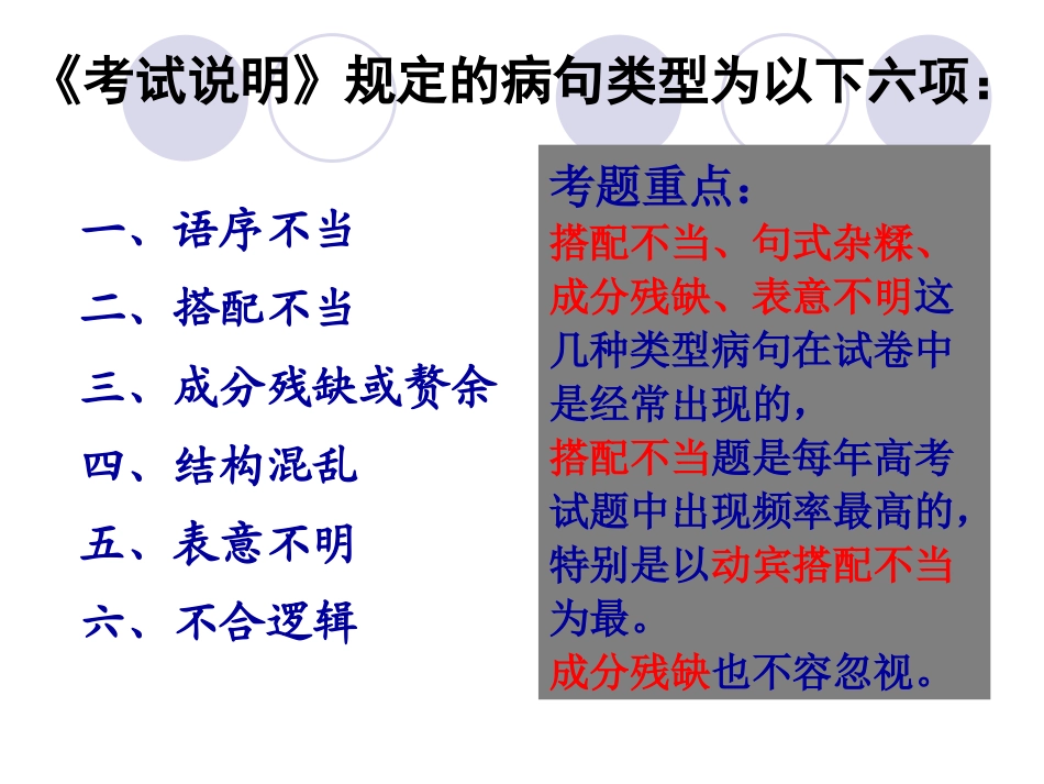 语病专题复习实用_第2页