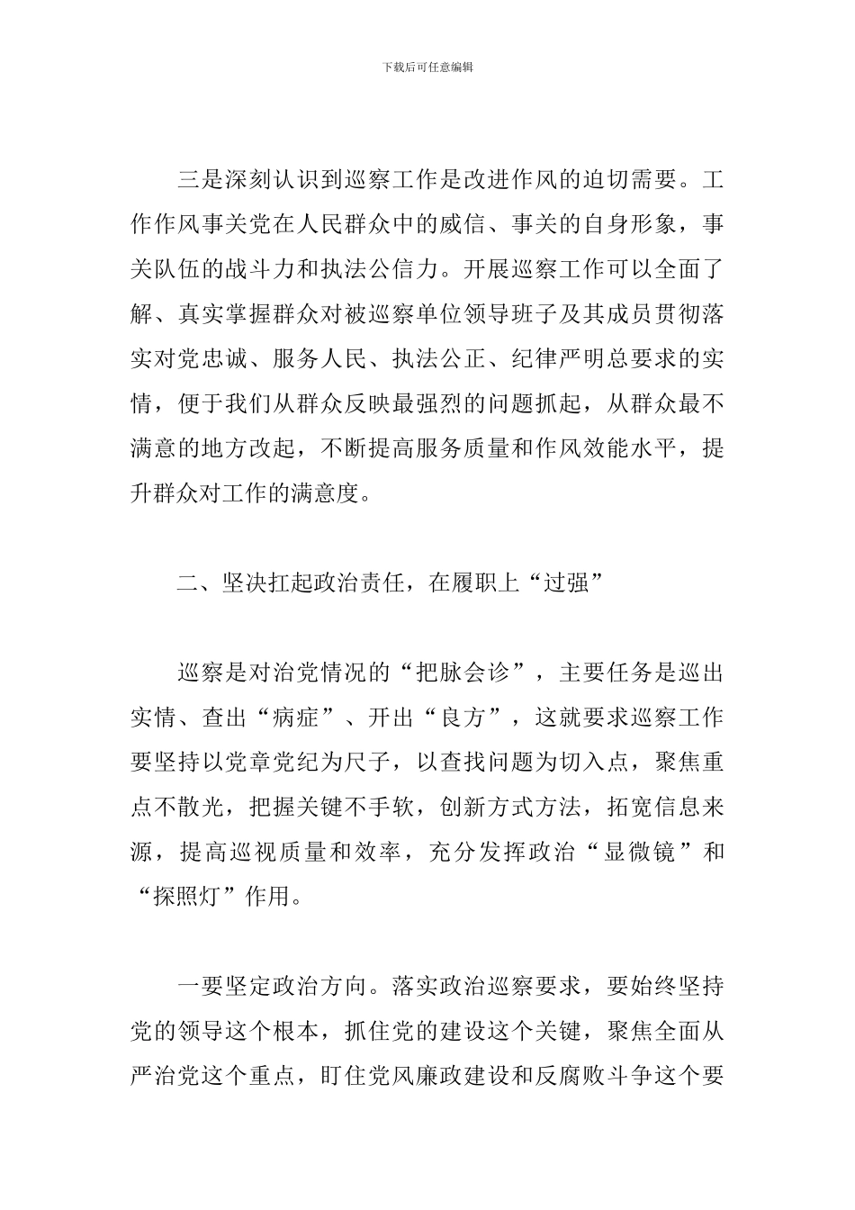 2024年局党委巡察工作计划_第3页