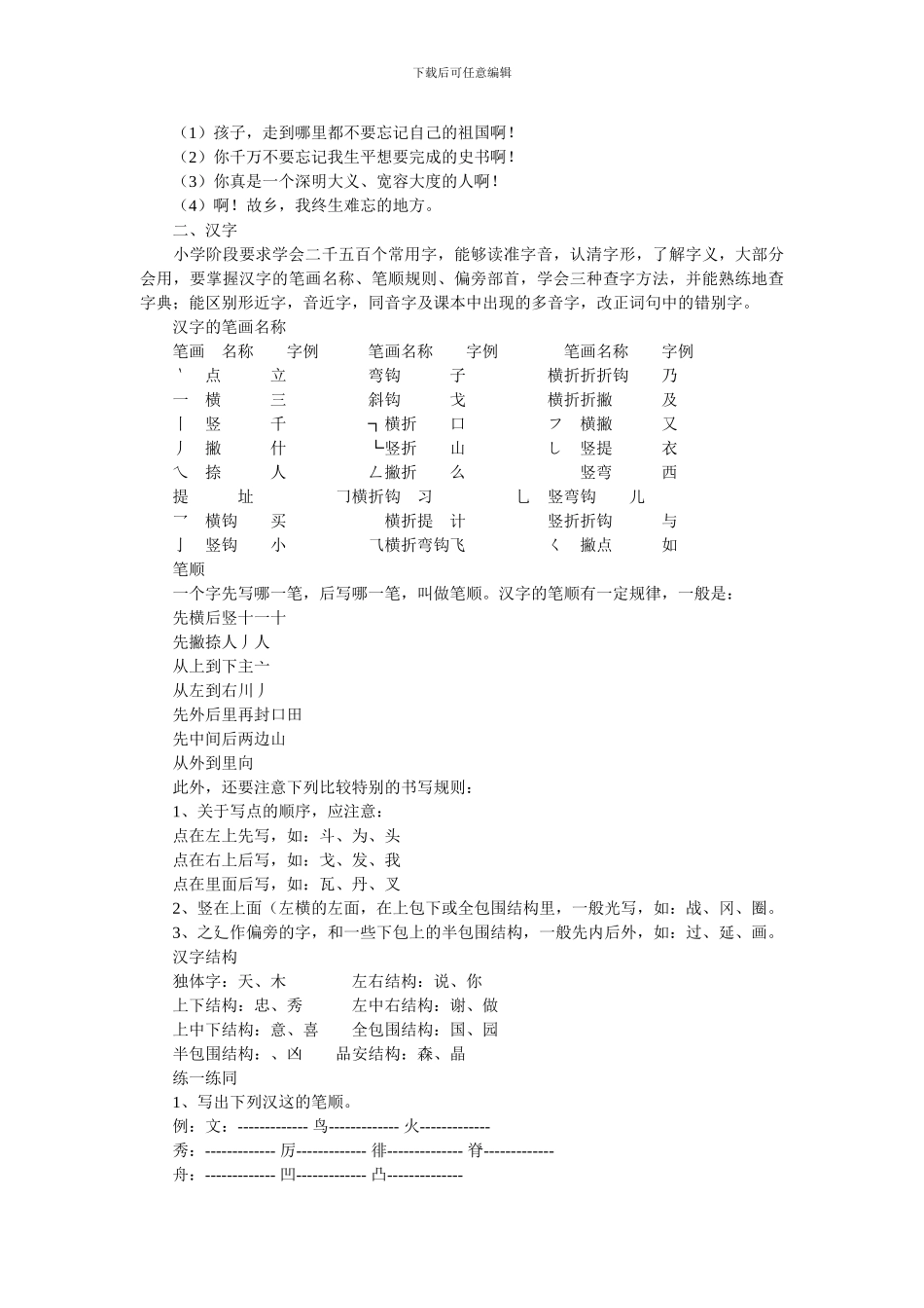 小升初六年级语文复习归类资料_第3页