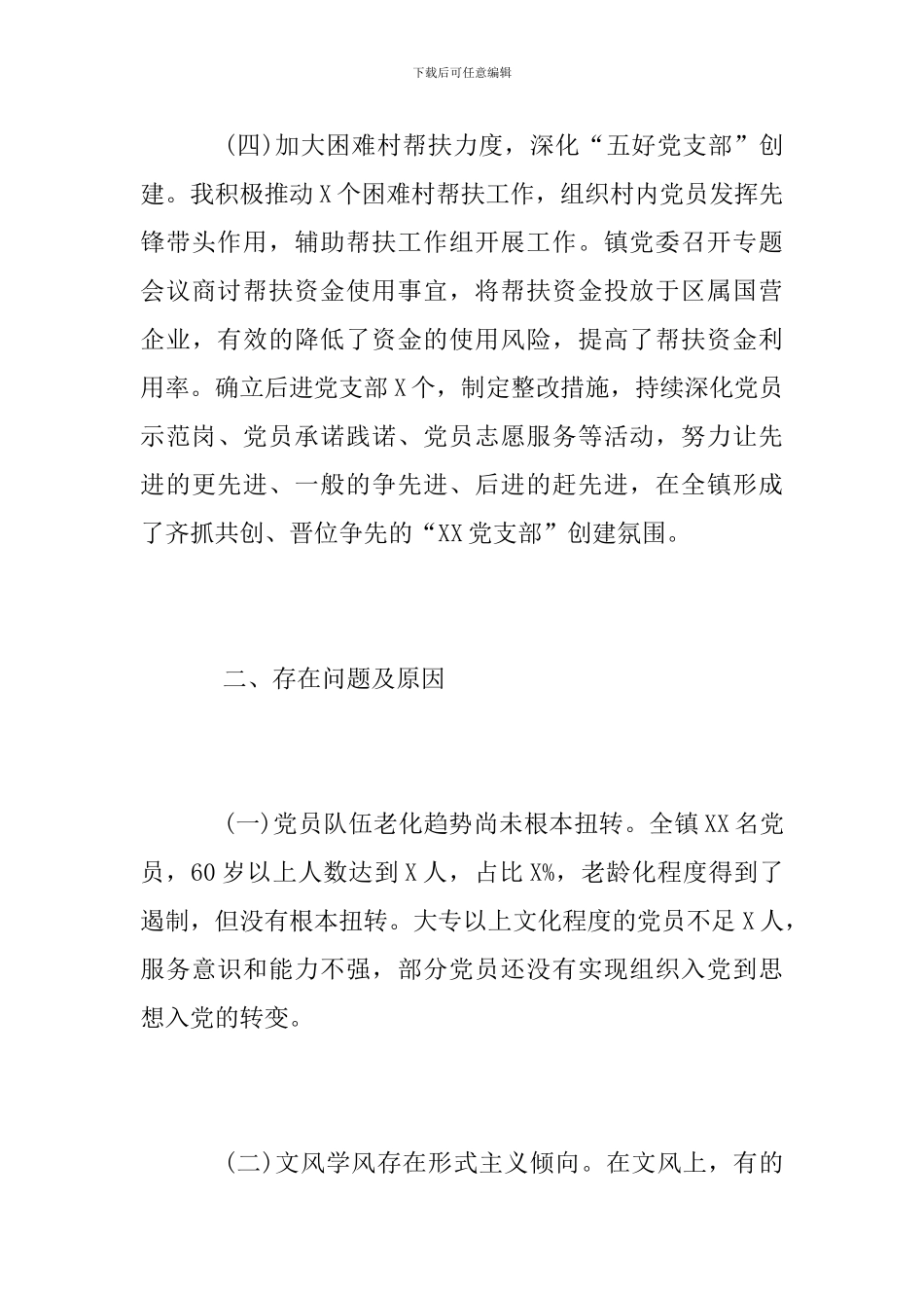 2024年党委书记抓党建工作总结_第3页