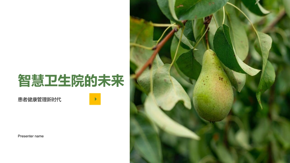 智慧卫生院的未来-患者健康管理新时代_第1页