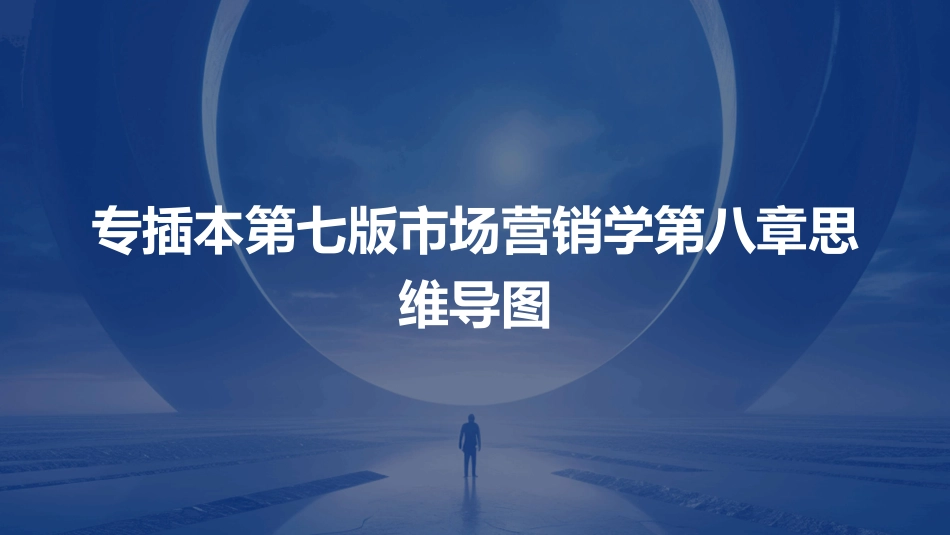 专插本第七版市场营销学第八章思维导图_第1页