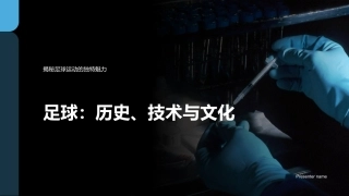 足球：历史、技术与文化-揭秘足球运动的独特魅力