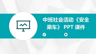 中班社会活动《安全乘车》PPT课件