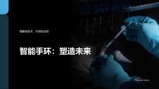 智能手环：塑造未来-理解其技术、市场和应用