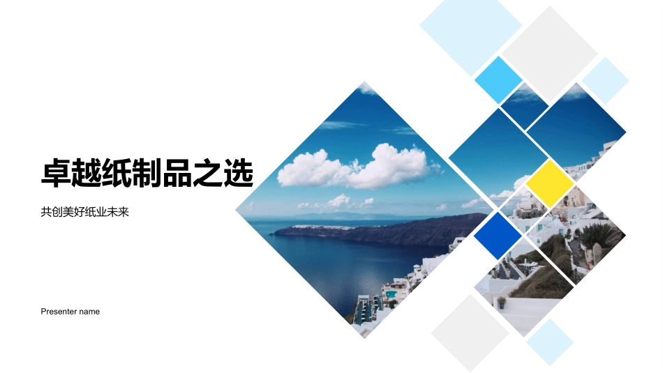 卓越纸制品之选-共创美好纸业未来_第1页