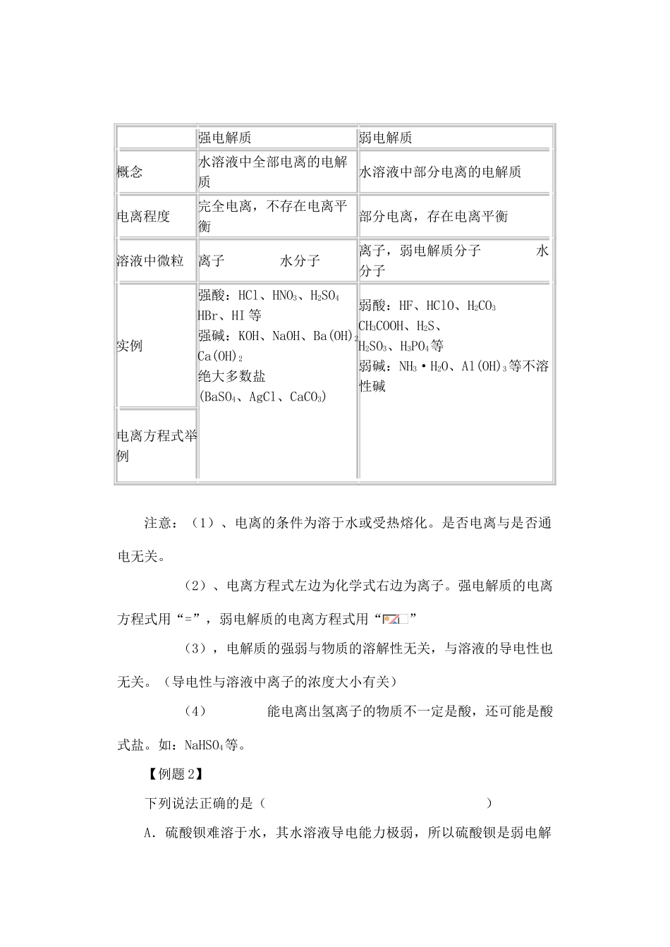 高中化学《电解质》学案7 鲁科版必修1 _第3页
