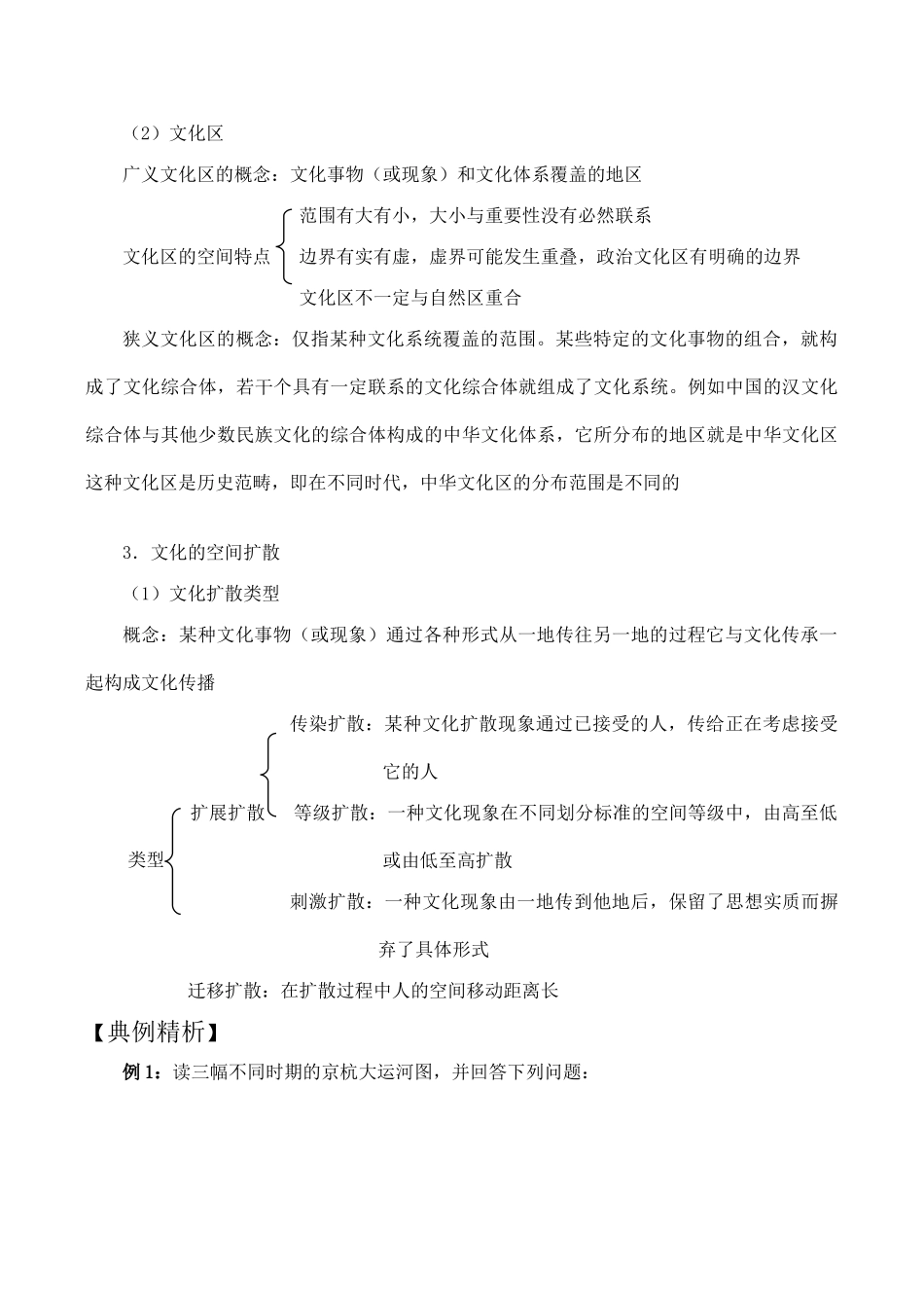 高三地理模块复习学案——文化与文化景观_第2页