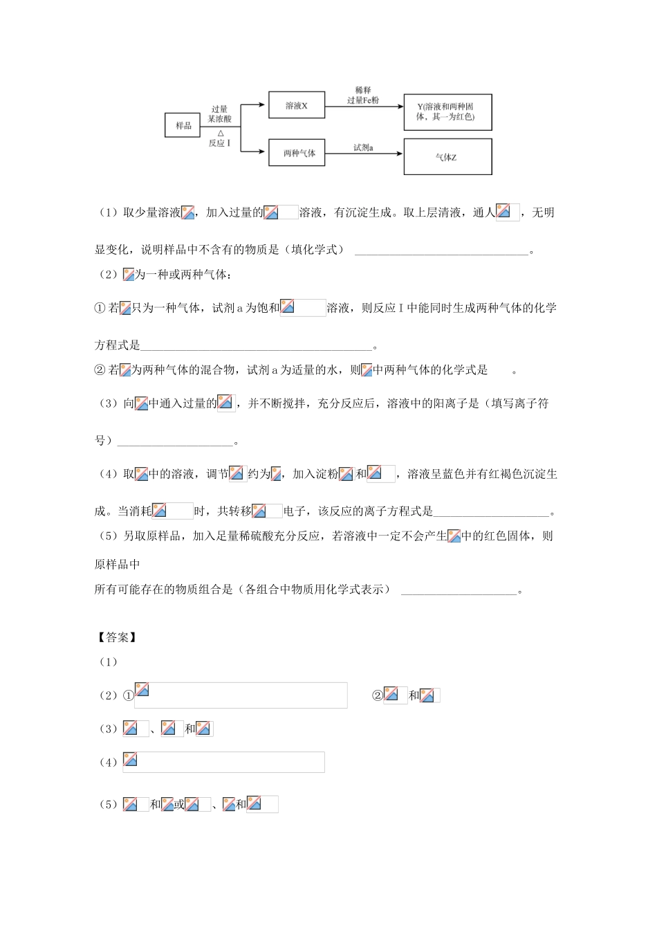 高考化学二轮复习 十大热门专题突破 专题03 元素化合物学案-人教版高三全册化学学案_第3页