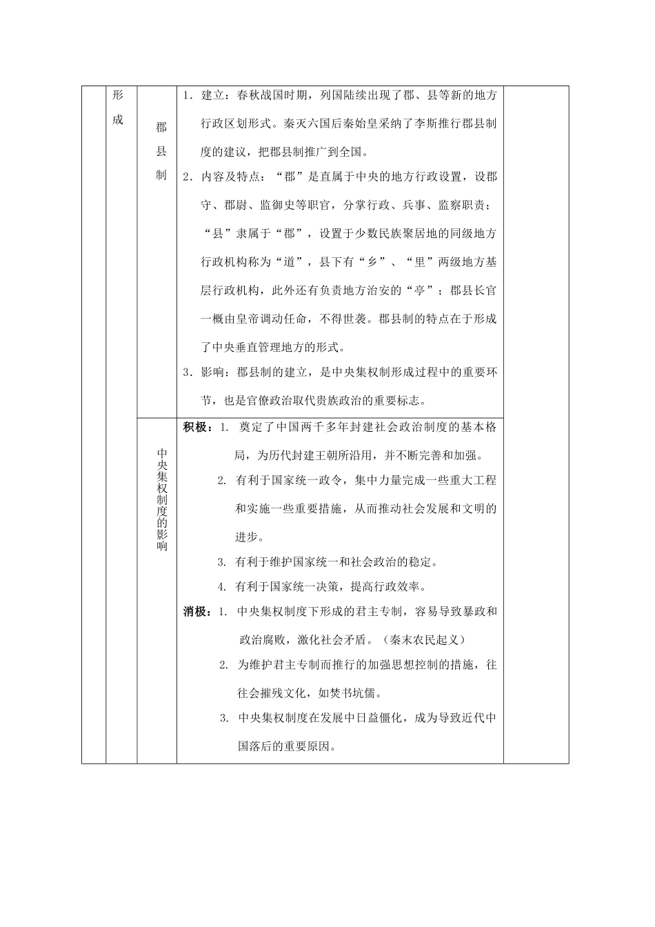高中历史《夏、商、西周的政治制度》学案1 新人教版必修1_第3页