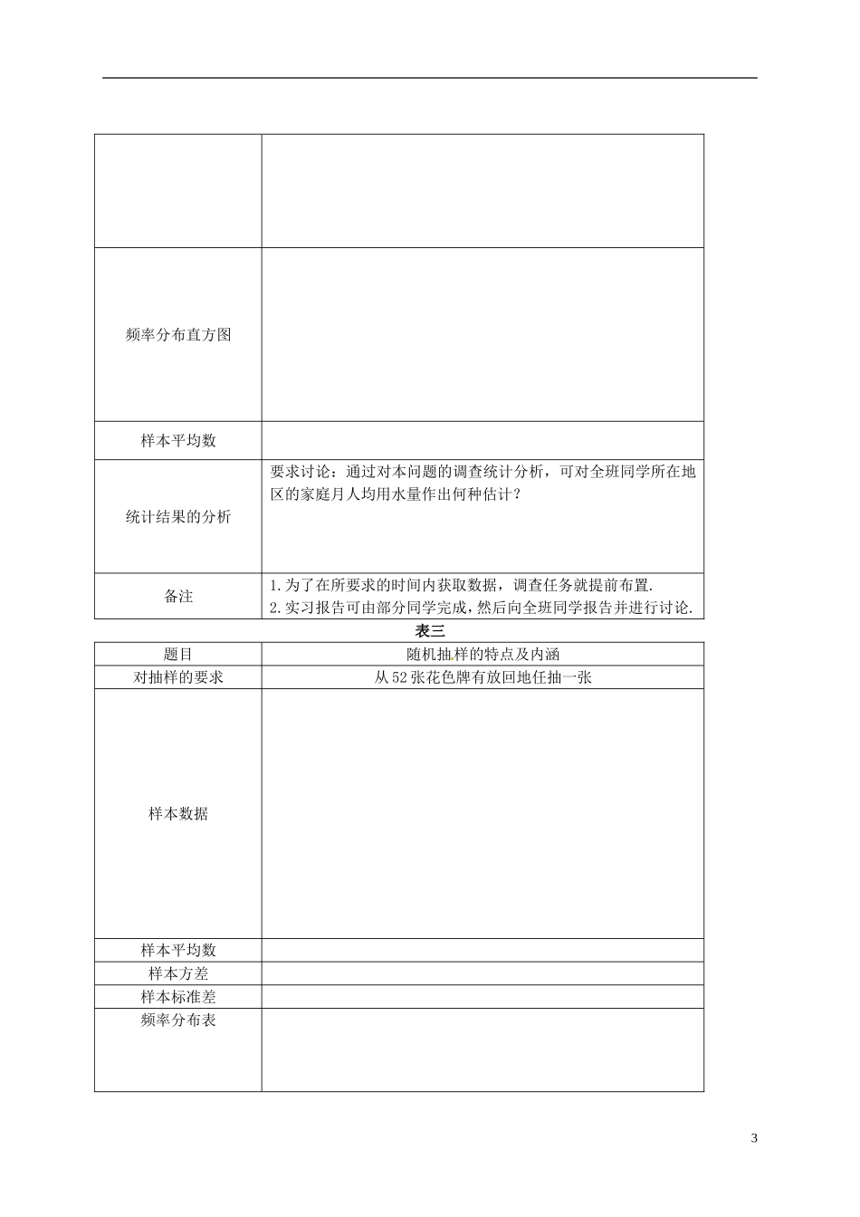 湖南省师范大学附属中学高三数学总复习 实习作业教案_第3页