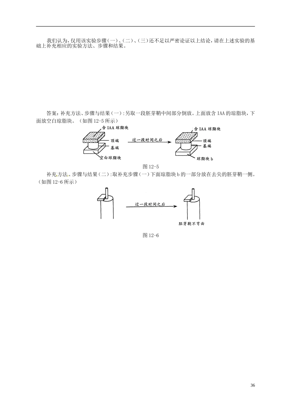 河北省承德市隆化存瑞中学高中生物 植物激素的发现学案 新人教版必修3_第3页