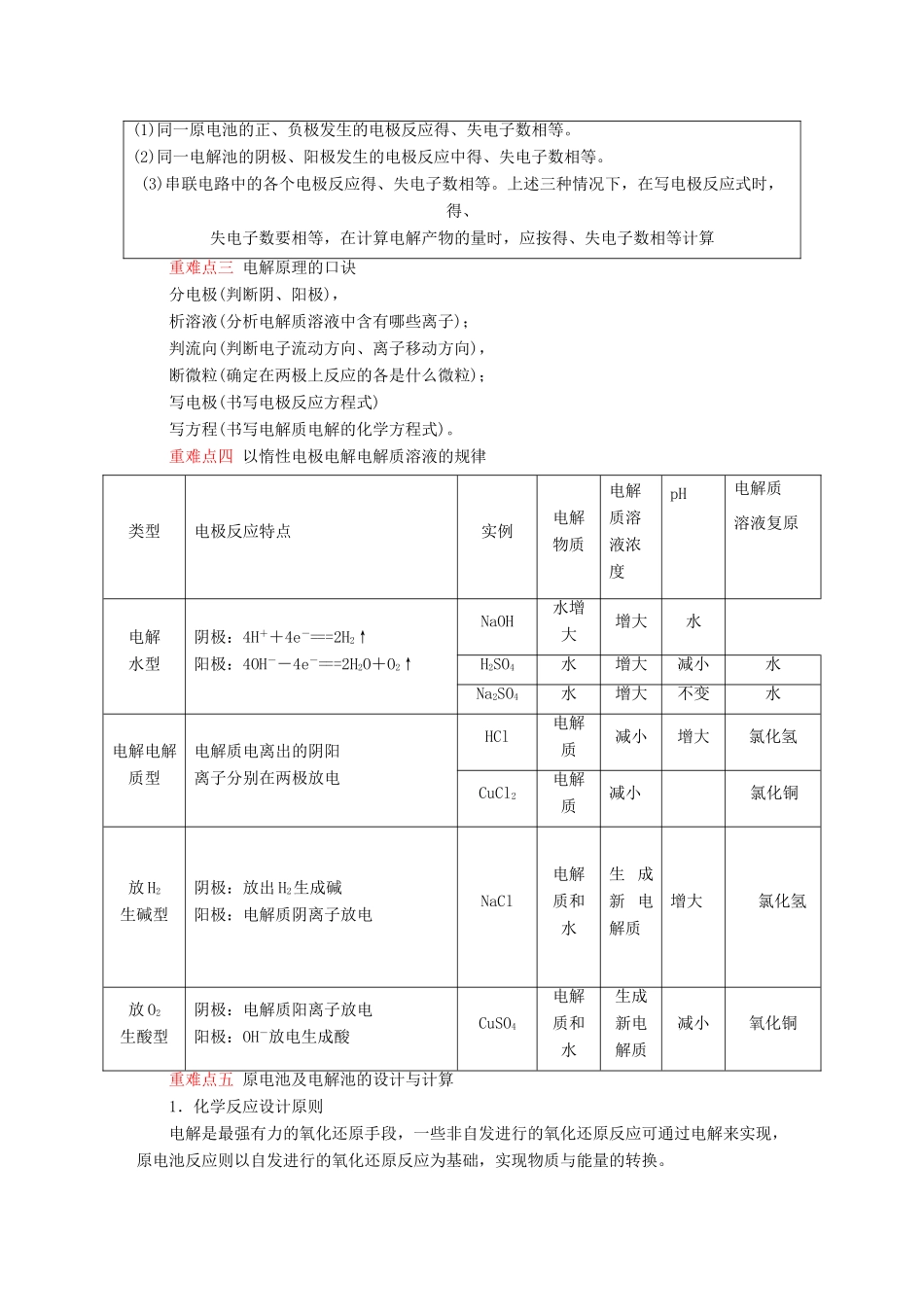 高中化学《电解池》学案8 新人教版选修4_第2页