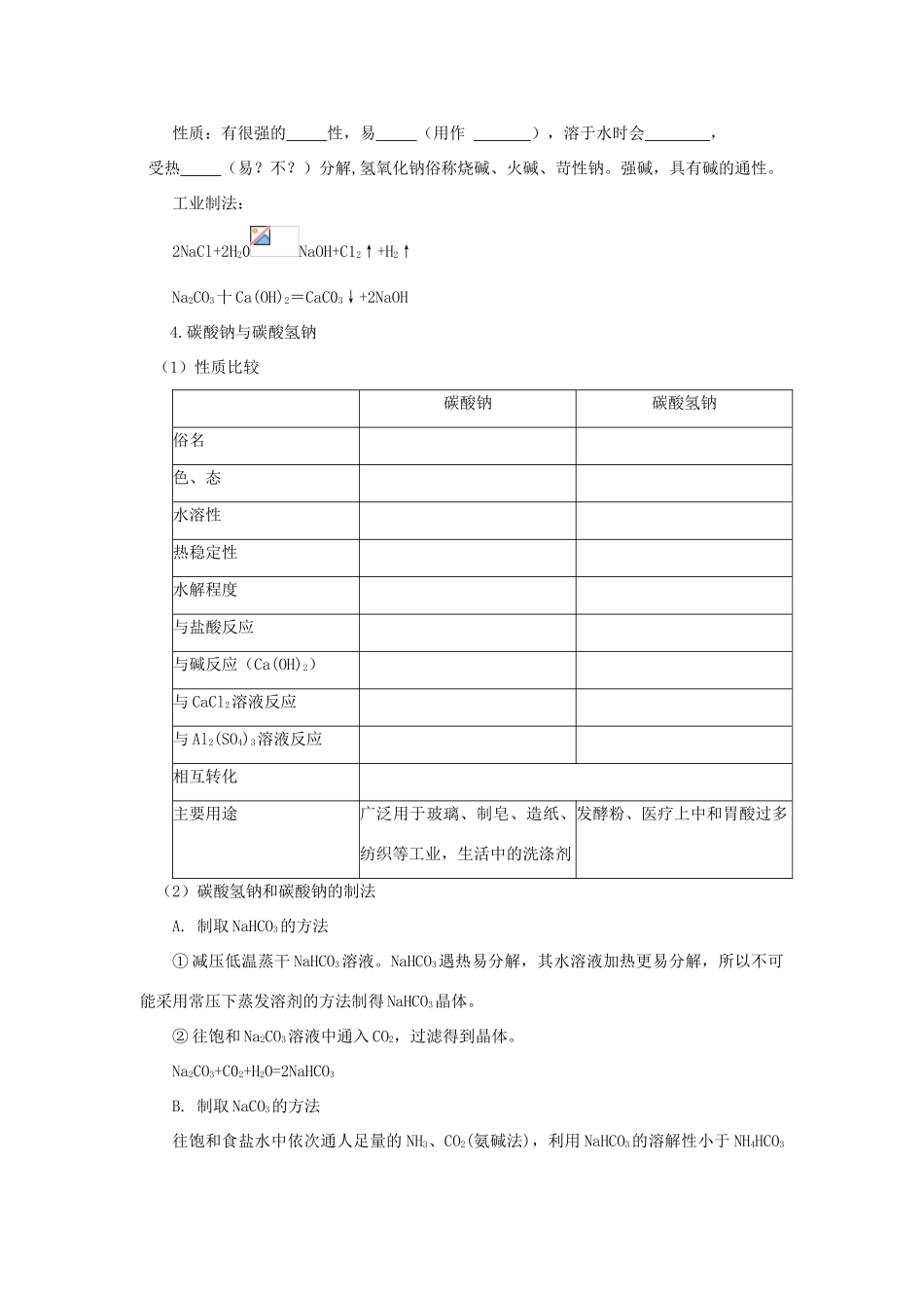 钠及其化合物（二）_第2页