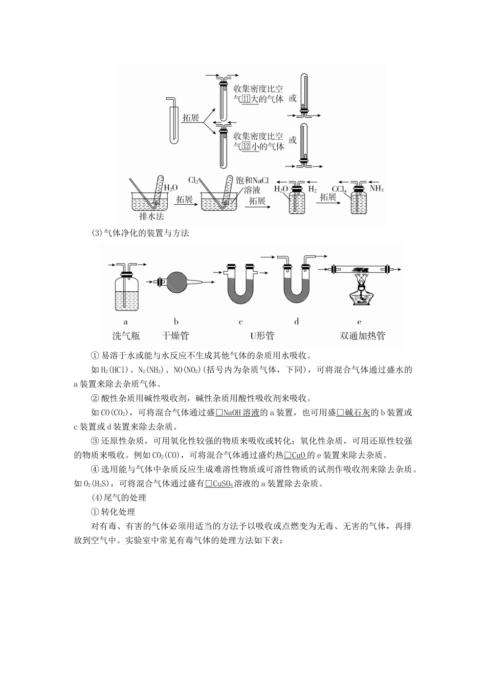高考化学一轮总复习 第十一章 第34讲 物质的制备及性质探究类实验学案（含解析）-人教版高三全册化学学案_第2页