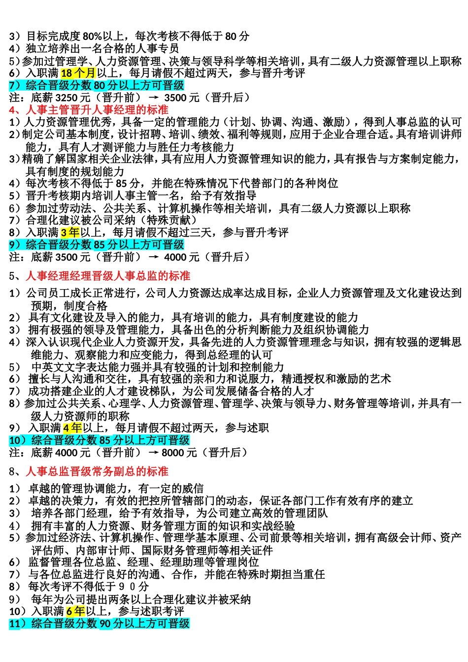 人事部门晋级条件_第2页