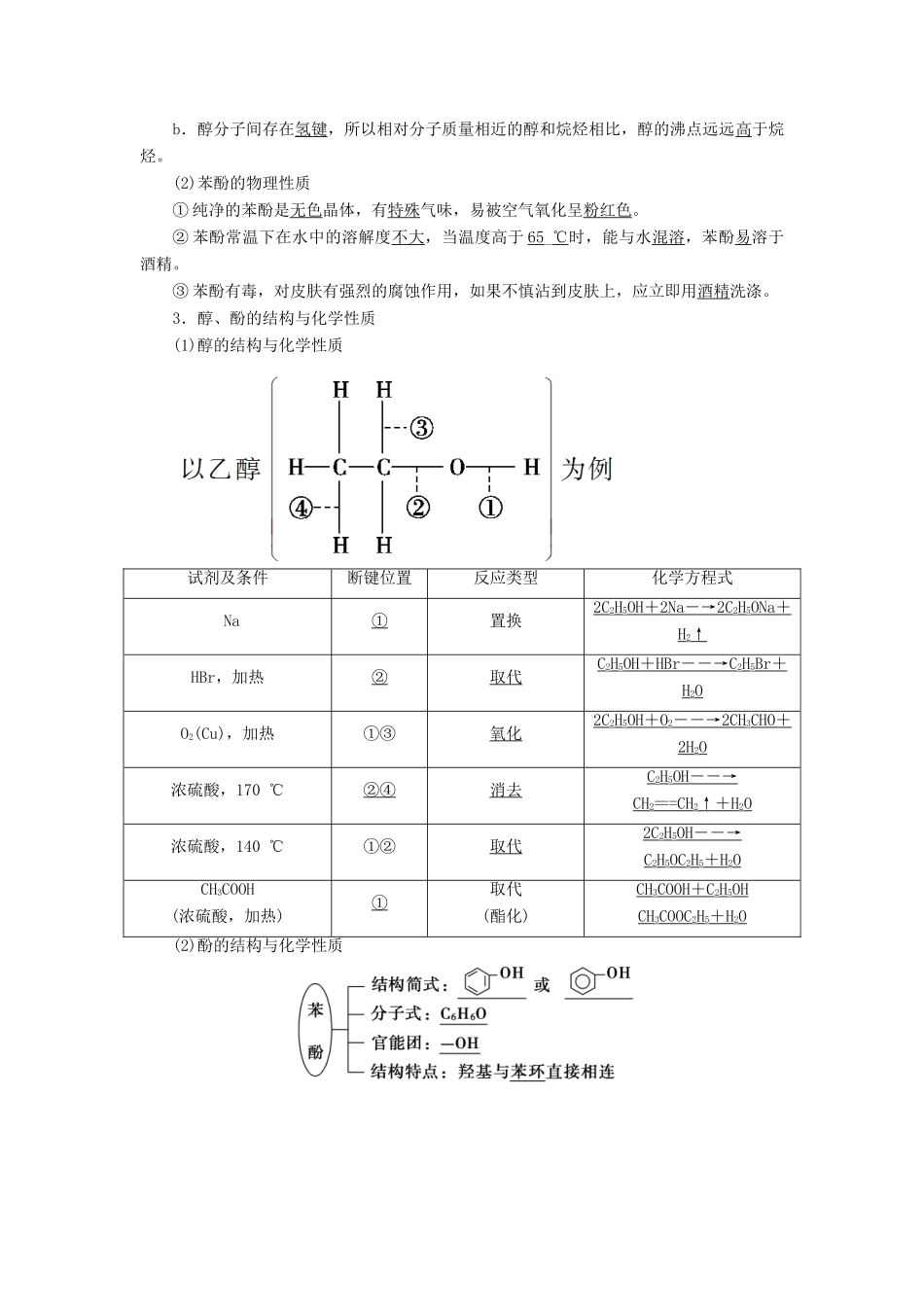 高考化学一轮复习 第11章 有机化学基础（选考）第3节 烃的含氧衍生物学案 鲁科版-鲁科版高三全册化学学案_第2页