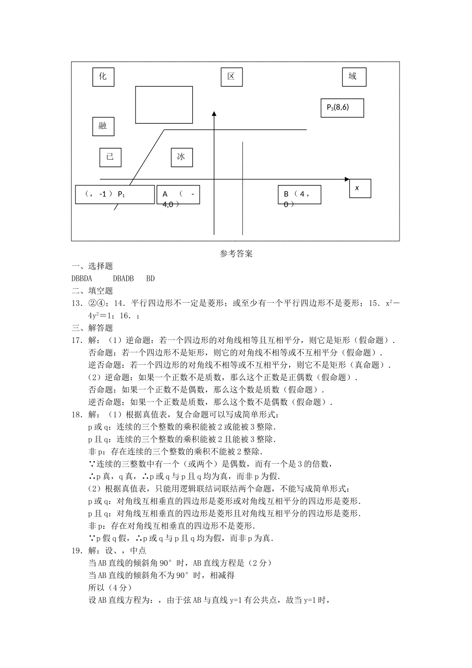 学高二数学上学期单元测试3湘教版 _第3页
