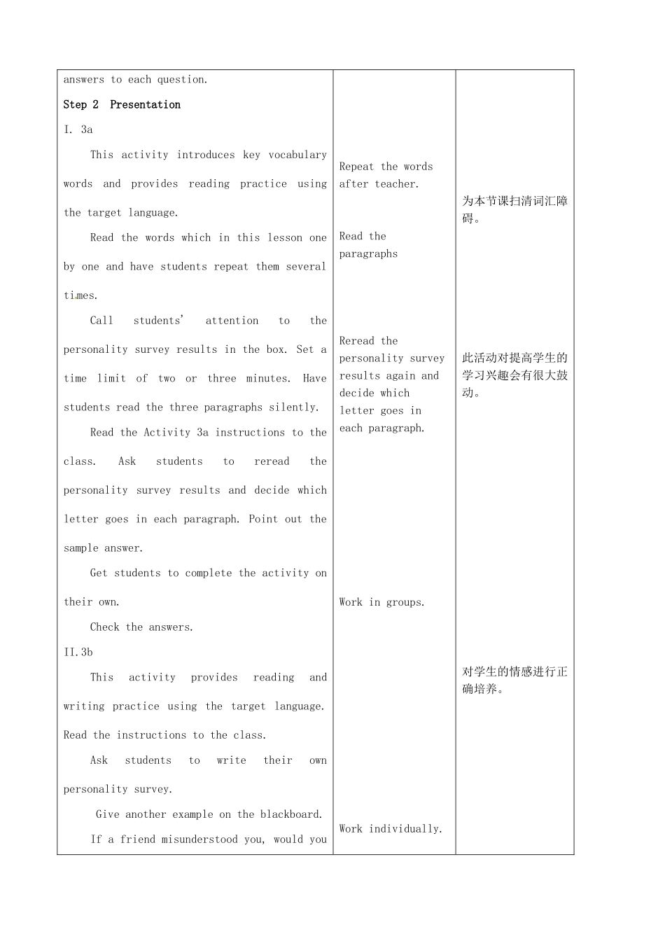 陕西省神木县大保当中学九年级英语 Unit 4 What would you do Period 5教案 人教新目标版_第2页