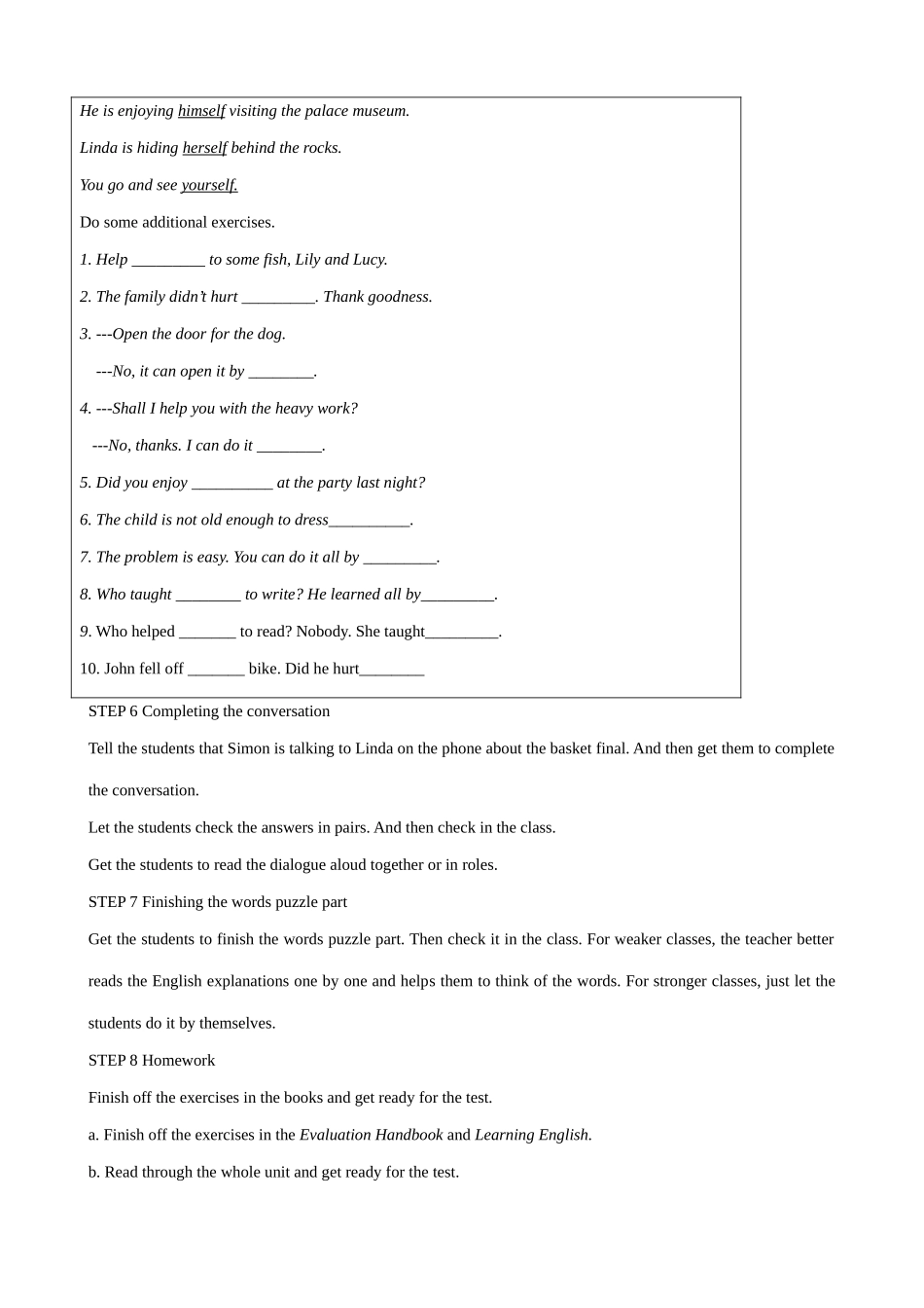 牛津版八年级英语Unit 3 A Day Out(10)CHECKOUT_第3页