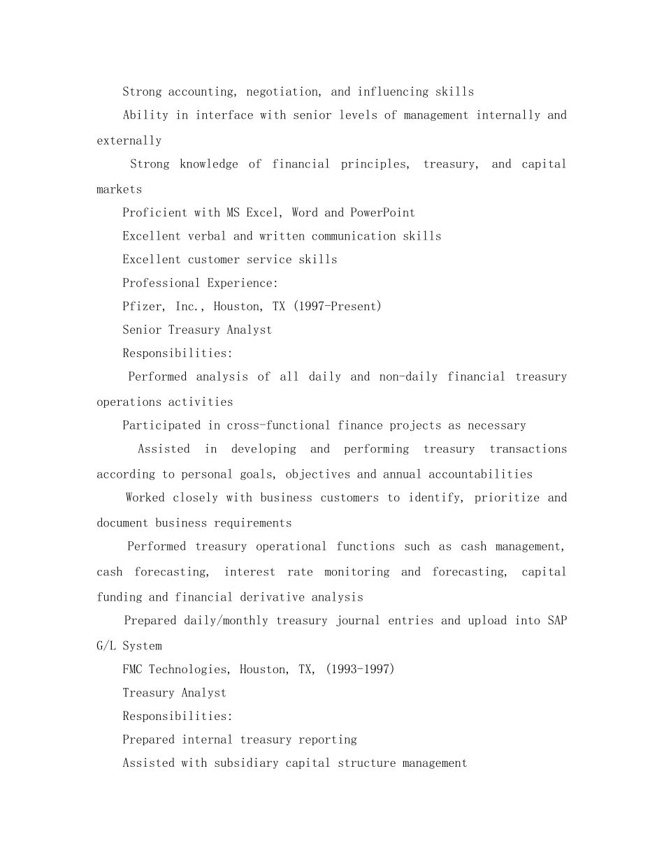 应届大学生的英语简历模板范文 _第3页