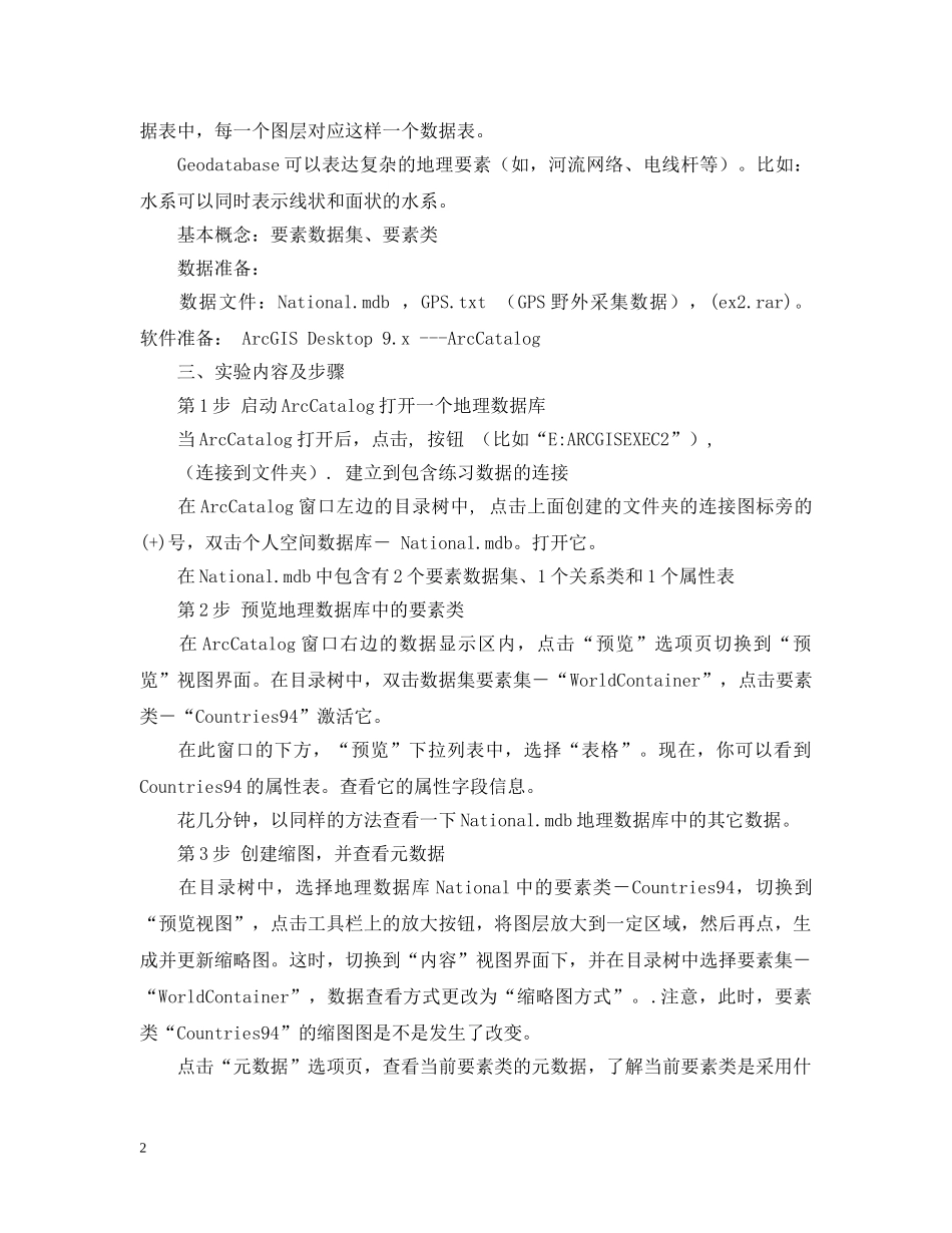 优秀地理学实验报告_第2页