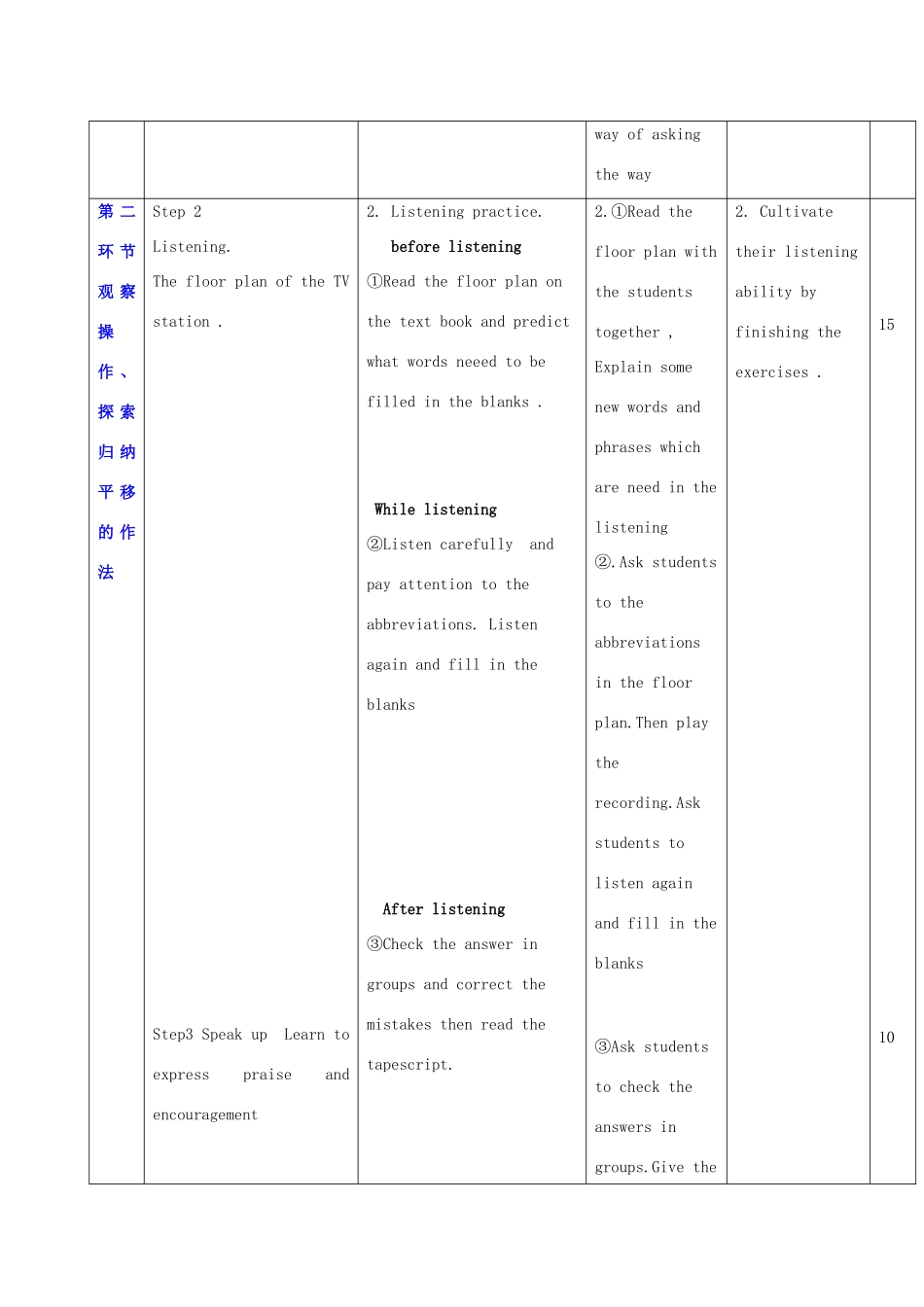 秋九年级英语上册 Unit 5《Action》教案3 （新版）牛津深圳版-牛津深圳版初中九年级上册英语教案_第2页