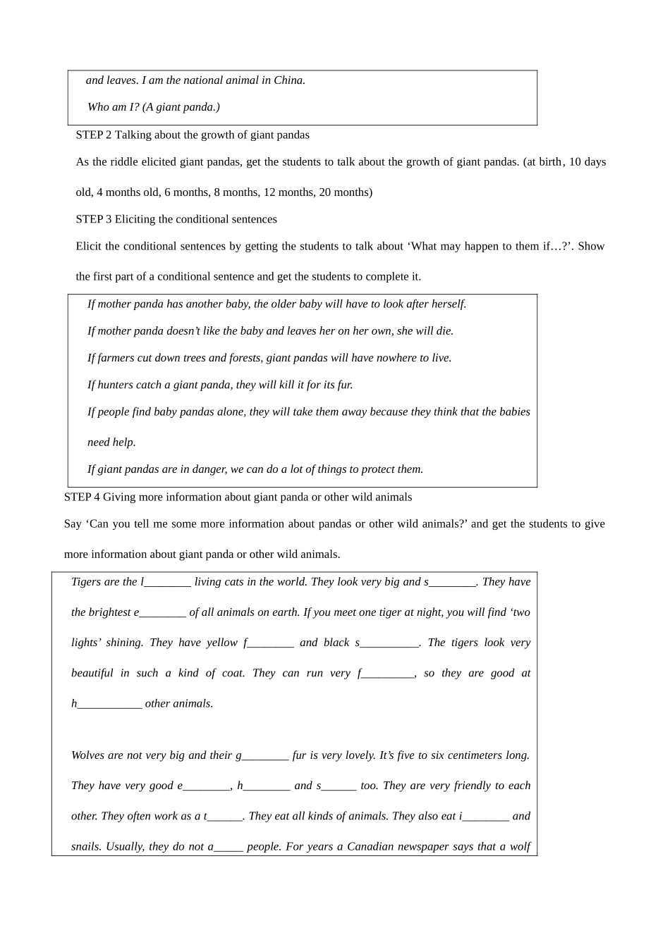 牛津版八年级英语Unit 4 Wild Animals(10)CHECKOUT_第2页