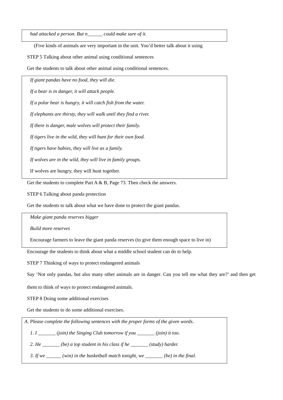 牛津版八年级英语Unit 4 Wild Animals(10)CHECKOUT_第3页